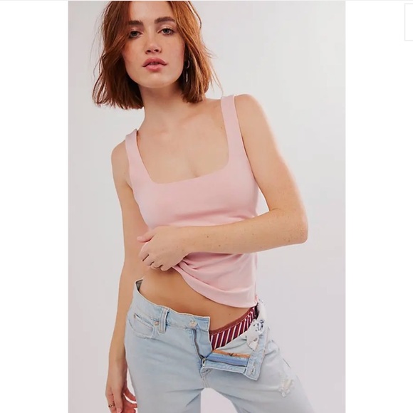 FREE PEOPLE Last Time Cami - Peach Whip - Picture 1 of 5